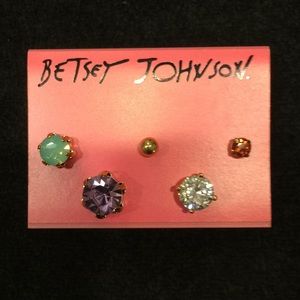 Betsey Johnson NWT Single Stud Earrings